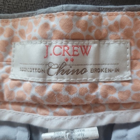 J Crew Chino Broken-In Grey Shorts 2 - Picture 3 of 7